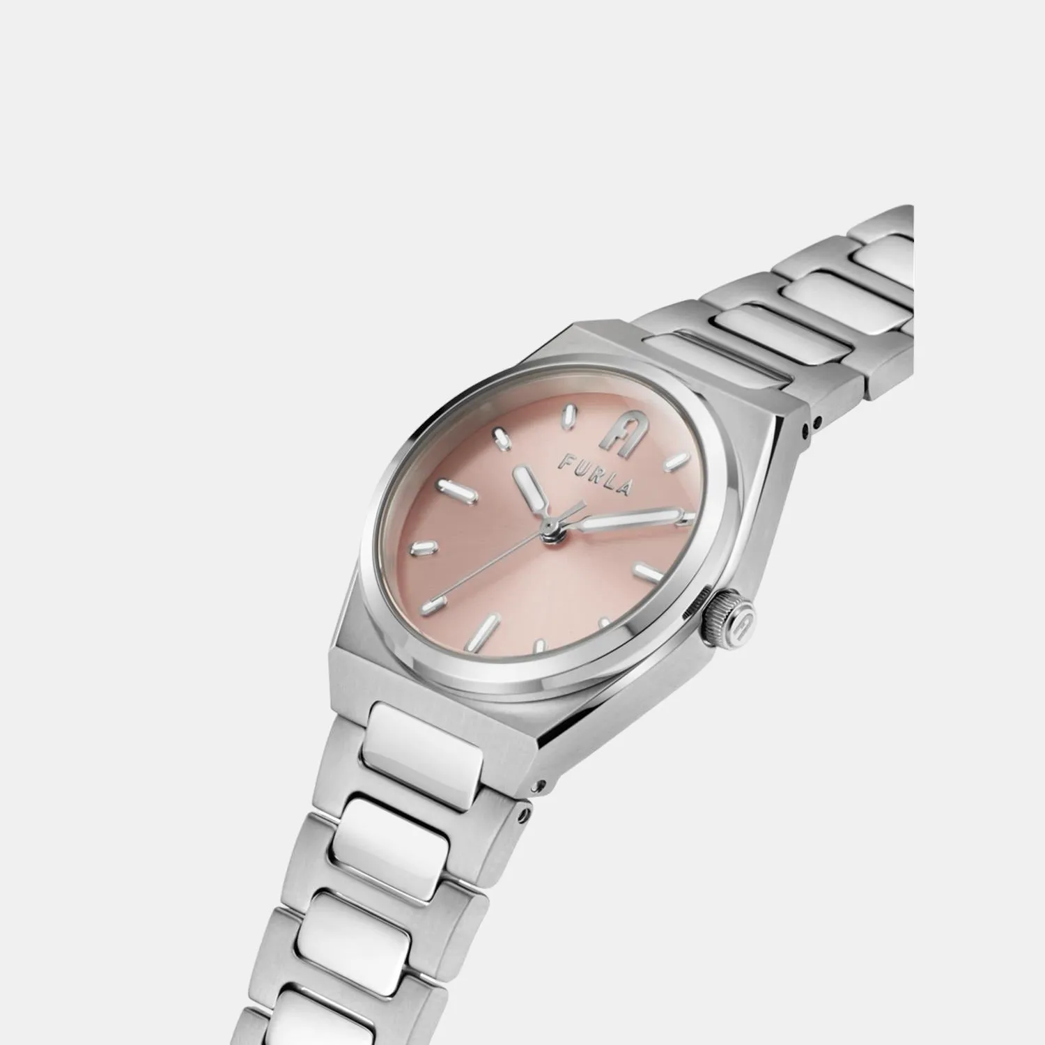 Women Silver Analog Stainless Steel Watch WW00020011L1