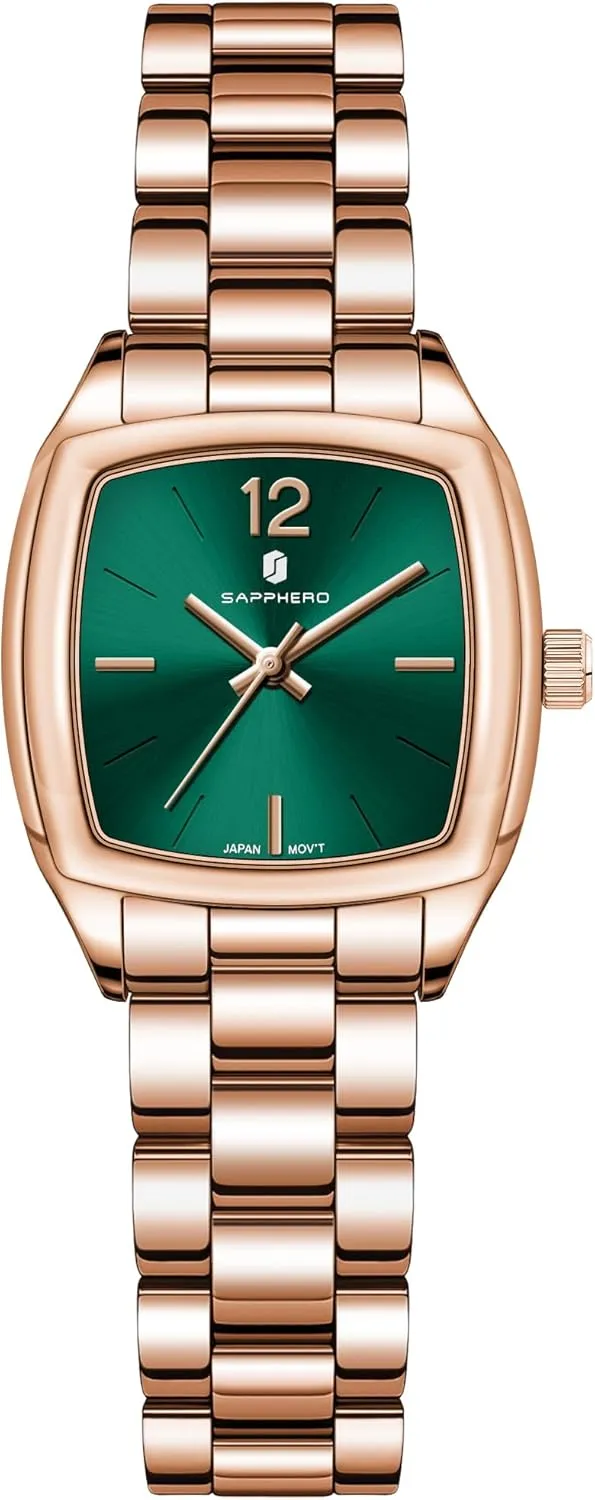 Women's Bracelet Watch Small Stainless Steel Analog 3ATM Waterproof Wrist Watch for Women SAPPHERO ion hohokam Watches for Women Luxury Ladies Watches 