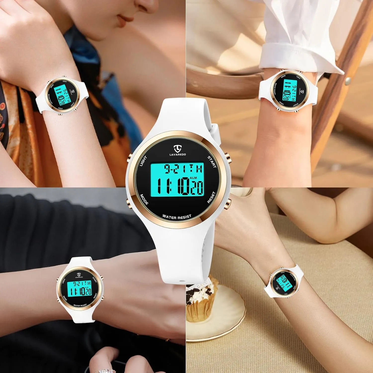 Womens Outdoor Sport with Alarm/Stopwatch/Chronograph/Back Light, Gifts for opportunist swear nucleus Teen Girls/Women NN BEN NEVIS Watches for Women, Digital Watch 