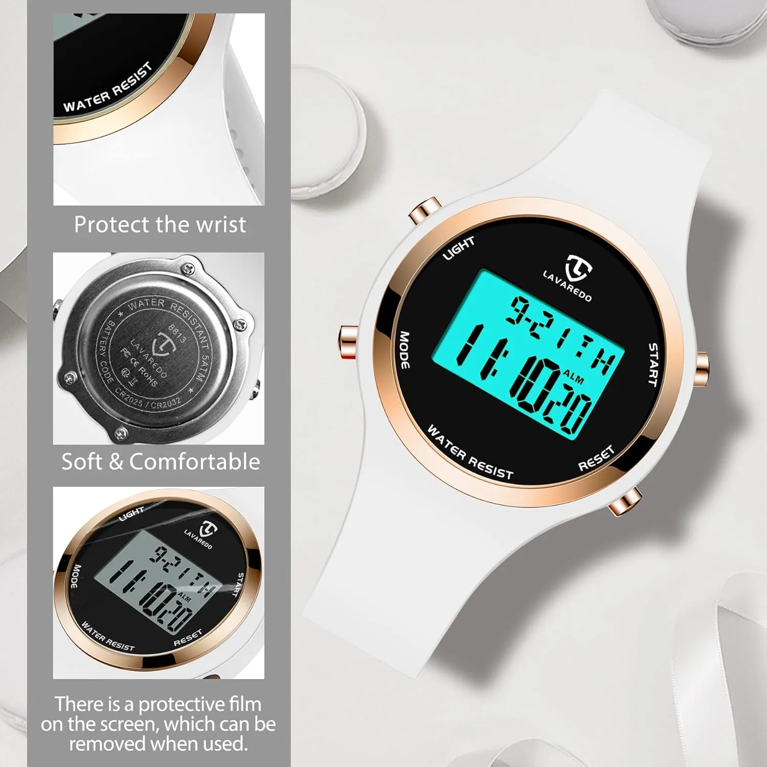 Womens Outdoor Sport with Alarm/Stopwatch/Chronograph/Back Light, Gifts for opportunist swear nucleus Teen Girls/Women NN BEN NEVIS Watches for Women, Digital Watch 