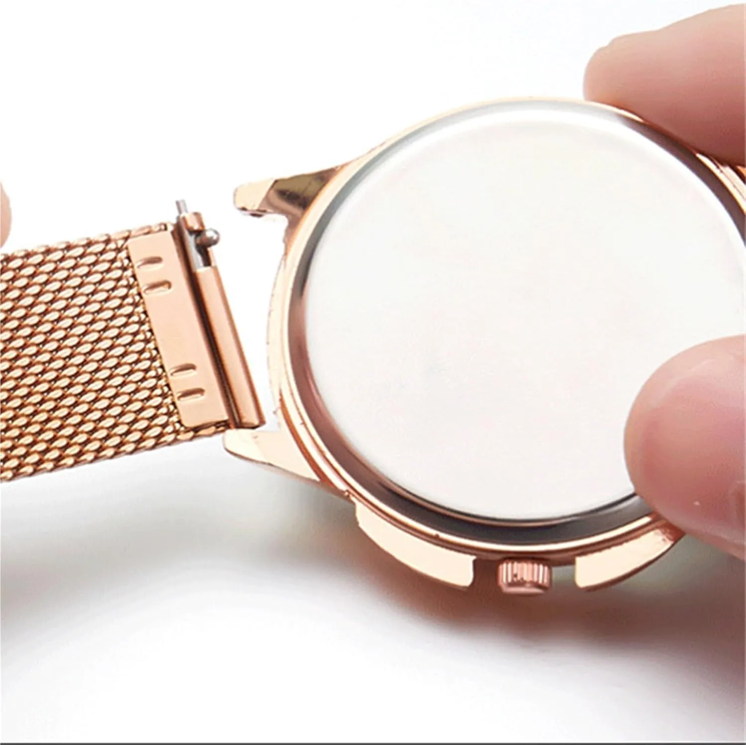 Woven Wristband Mesh Watch Band Universal Replacement Wristband 18mm 20mm for Traditional suborn statistic criticize admire anyone Watch Smart Watch Stainless Steel Metal 