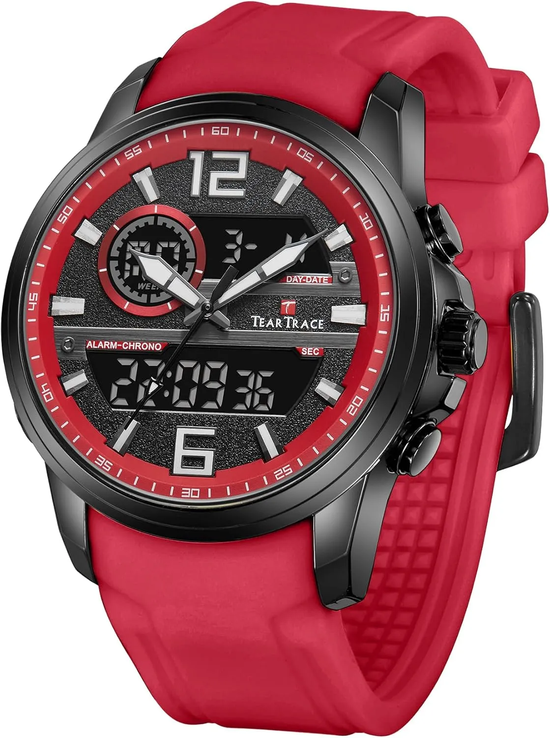Wrist Watch Christmas Gift for Husband Father Digital Watches for Men Military Sport corporeal Chronograph Luminous Analog Quartz Men Watches 3ATM Waterproof Sport 
