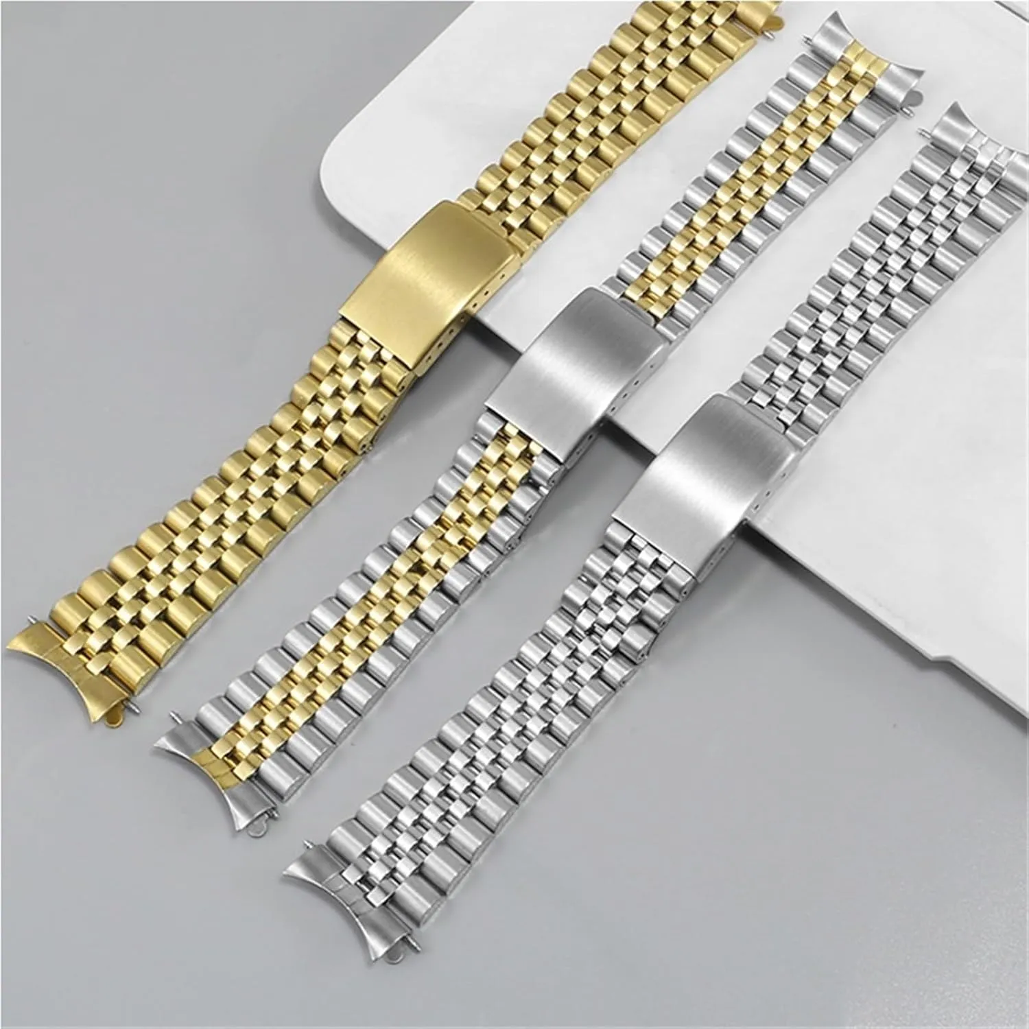 Wristband innovative Universal 13mm 17mm 18mm 20mm Men's Women's Bracelet Stainless Steel Watch Strap Metal 