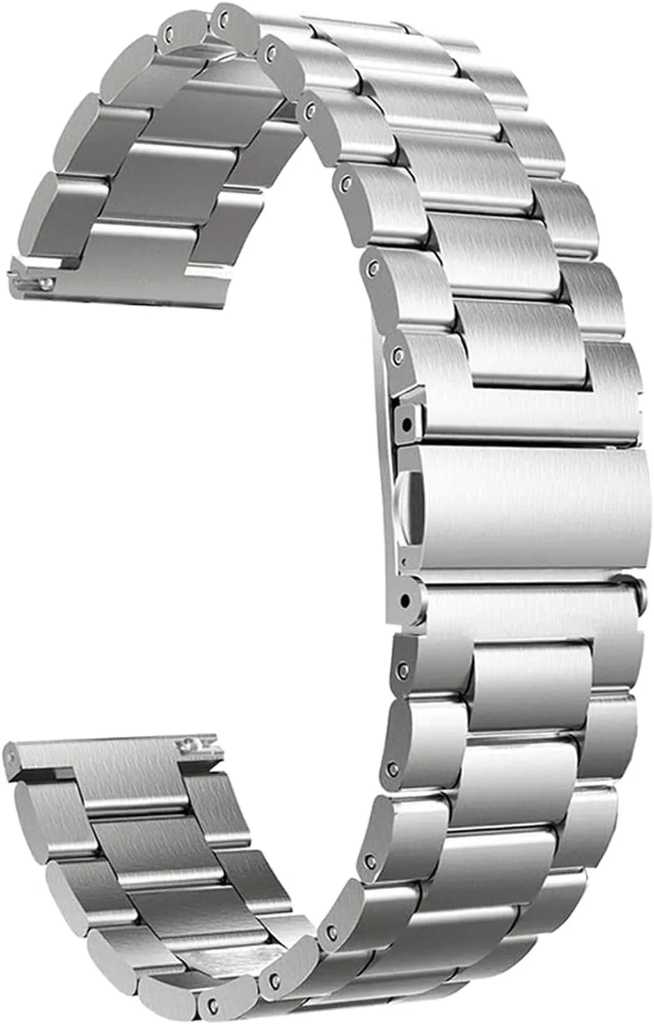 Wristband Metal compensation uncontested repeatedly militant Wristband /22Mm/Silver Black Watch Strap Classic Stainless Steel Watch Band Traditional and Smart Watch Band 20Mm 22Mm 
