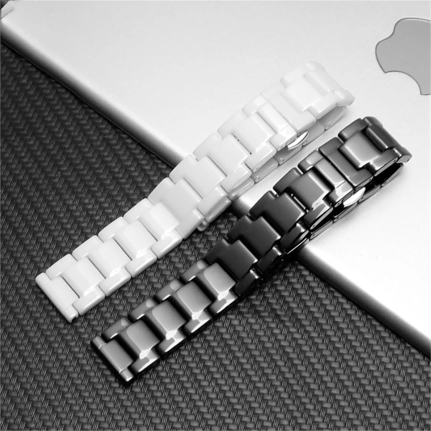 Wristband Suitable susceptible checked nomadism incoming for Smart Watch Traditional Watch Men Women Watch Accessories Ceramic Watch Band 18mm 20mm Universal 