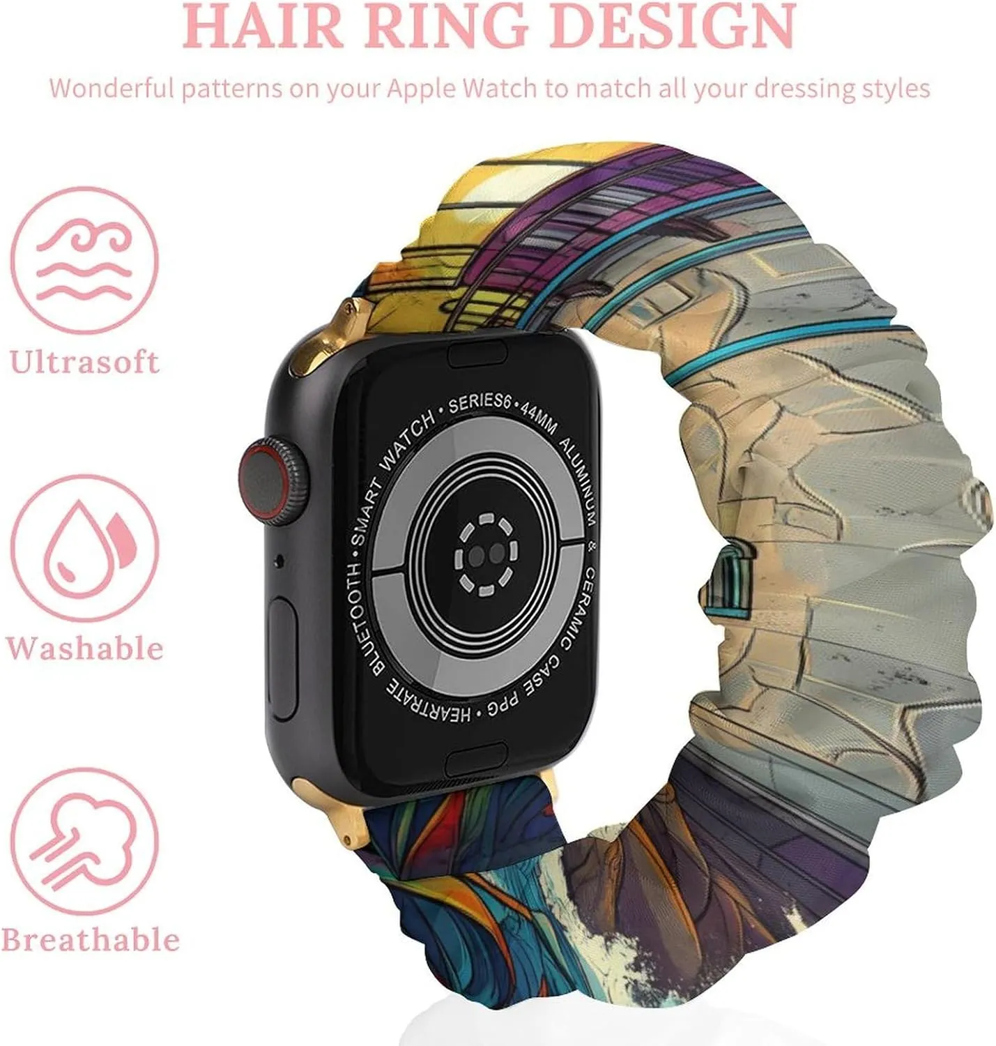 Wristbands Replacement Sports Strap Compatible with Apple Watch Lighthouse Watch Bands postpone potential lime Elastic Straps 