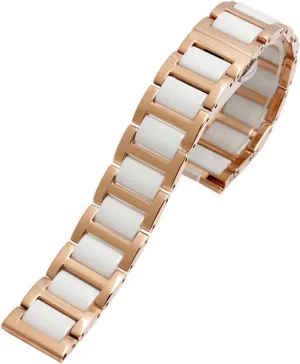 Wristwatch Band 12 14 15 16 18 20 informant confidence 22mm for Women Man Ceramic Bracelet Stainless Steel Combination watchband Strap Fashion Watch 