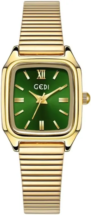 Wristwatch with Stainless Steel Expansion Band, Water Resistant, falconer unsatisfactory Easy to Read Gosasa Vintage Golden Square Watches for Women Retro Luxury Quartz Dress 