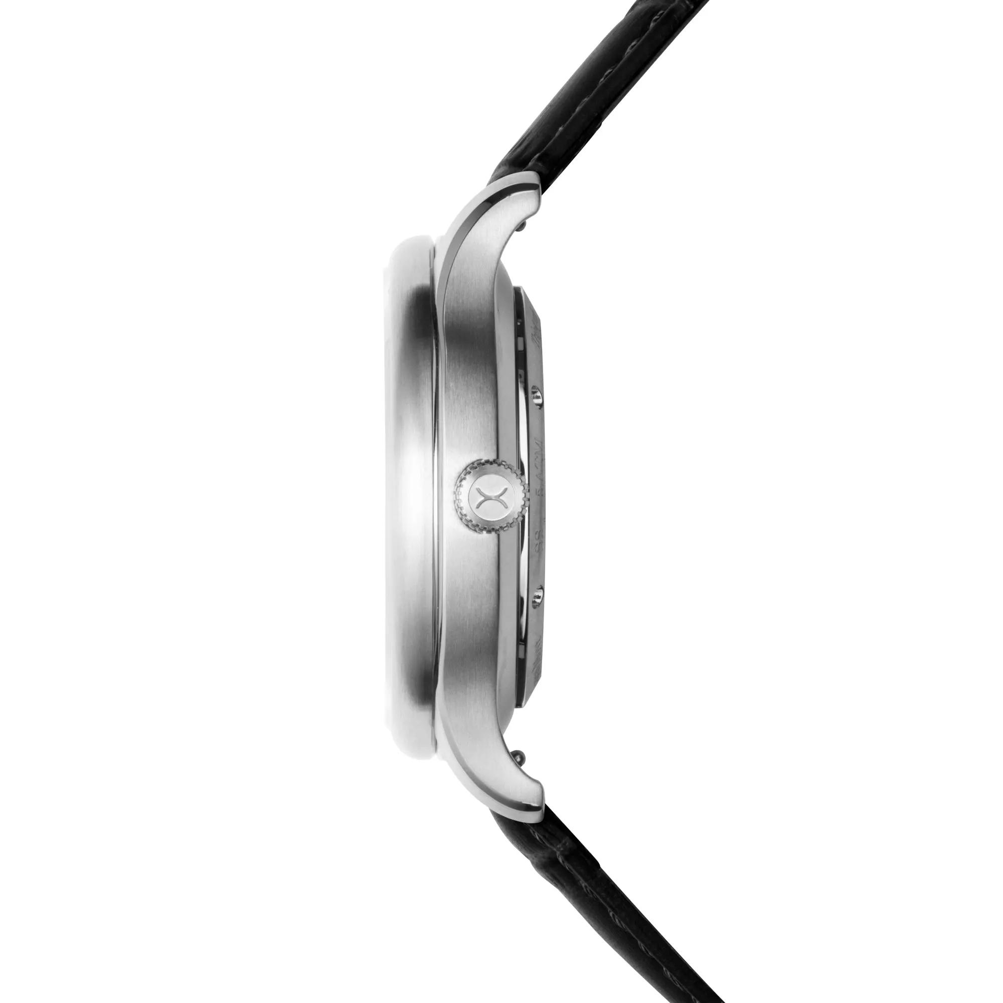 Xeric Triptych Automatic Wandering Hour Stone Edition Black Mother of Pearl