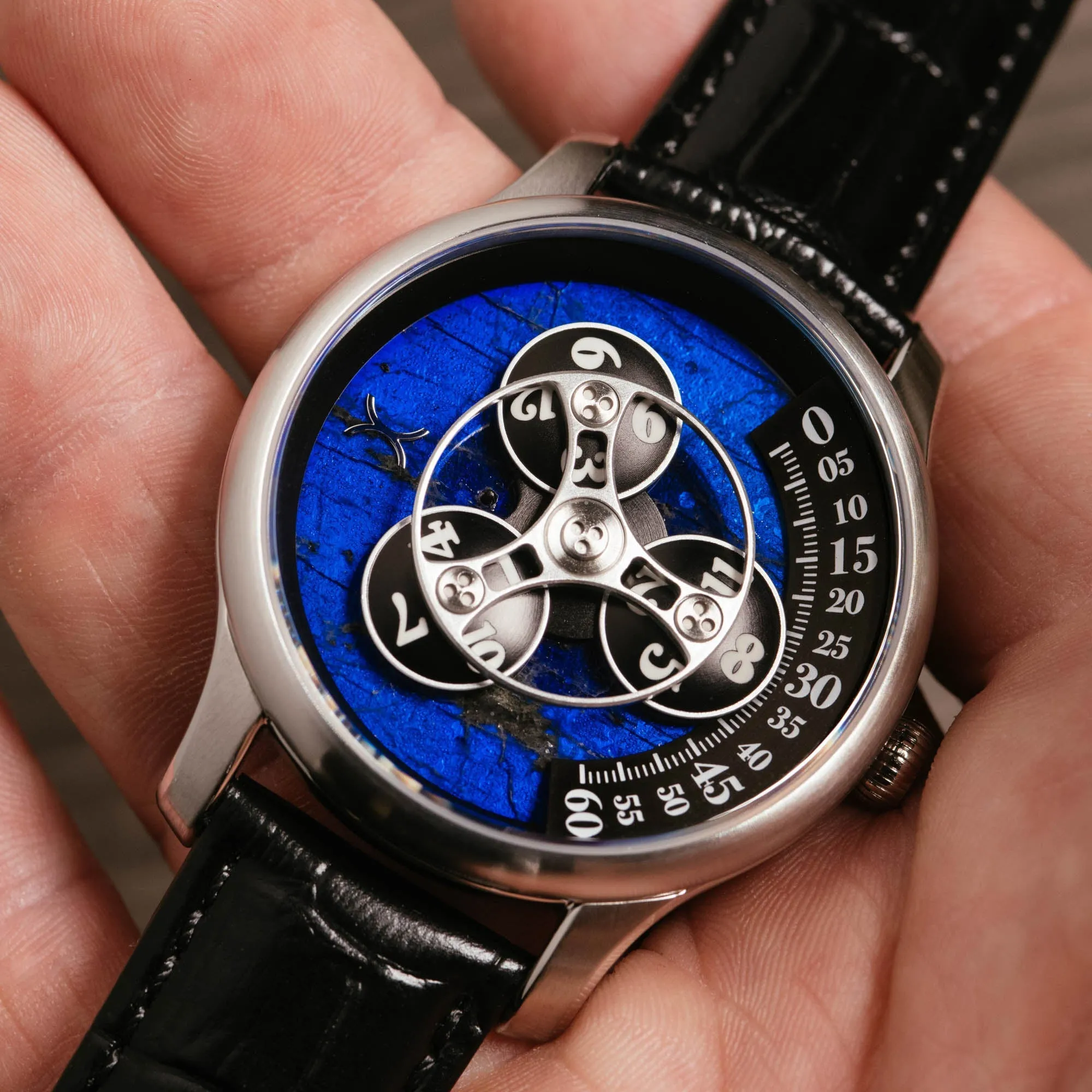Xeric Triptych Automatic Wandering Hour Stone Edition Labradorite