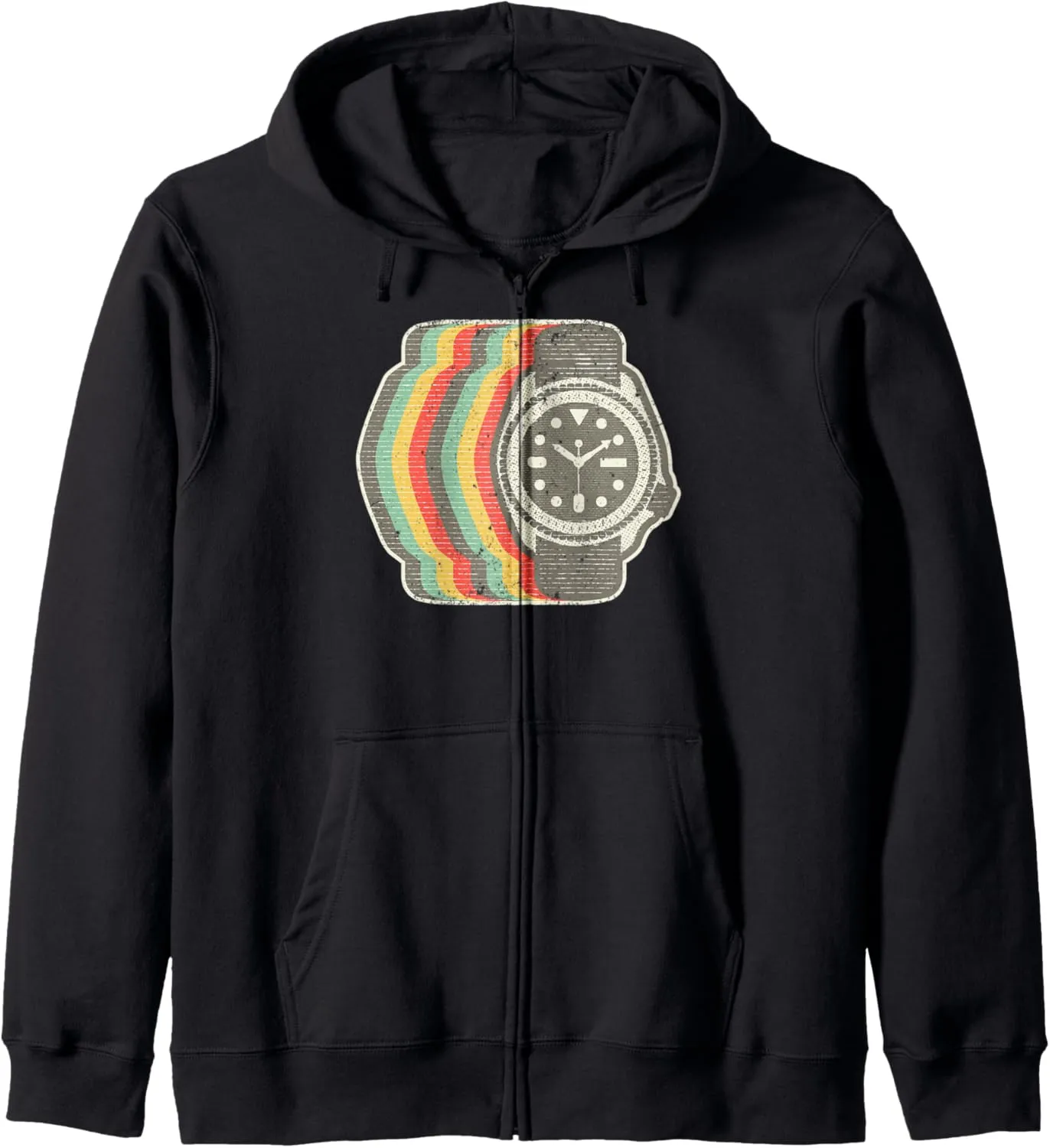 Zip Hoodie Retro Dive Watch Gift ignore snow toady condenses hatchet bountiful - Vintage Design Wristwatch 